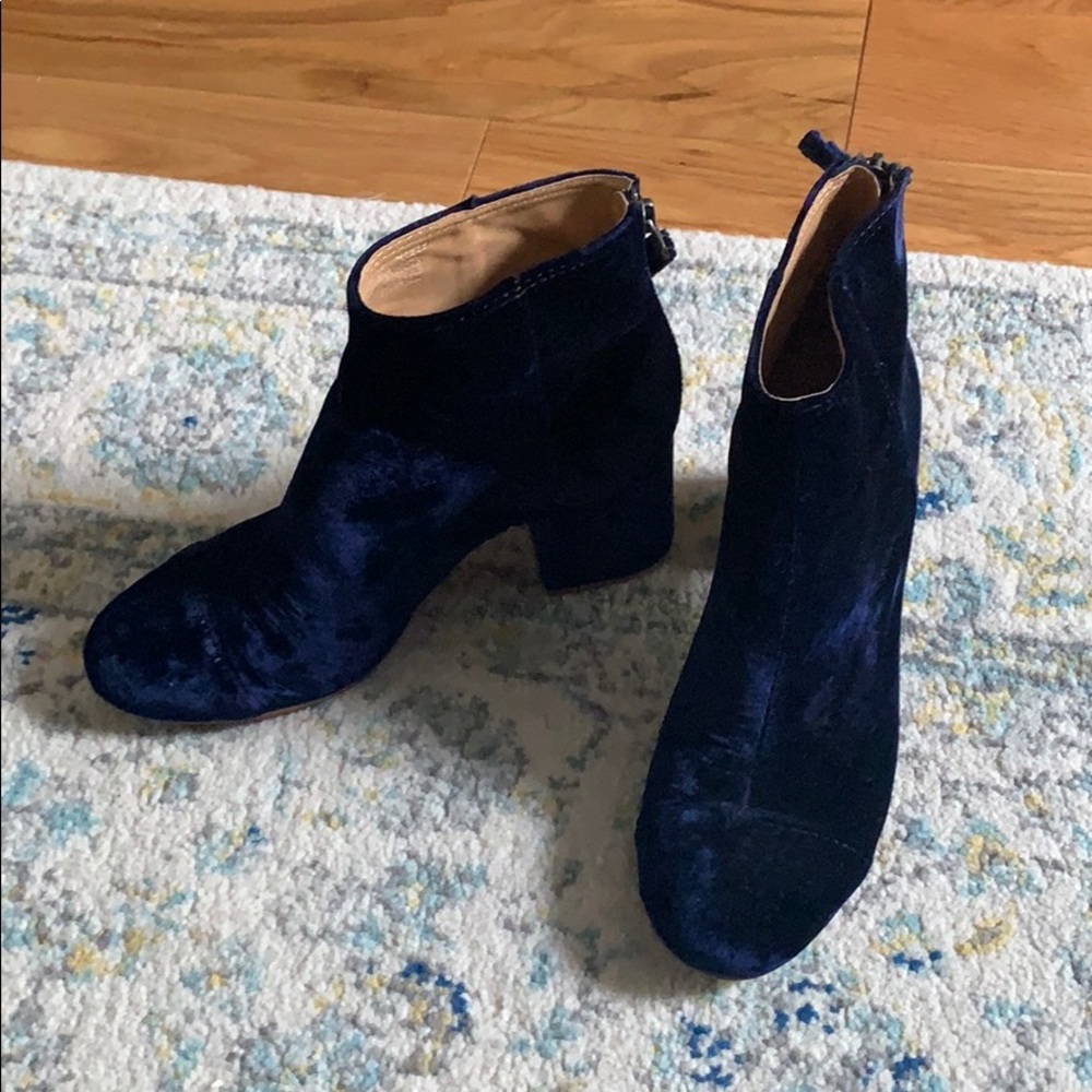 Madewell Velvet Boots